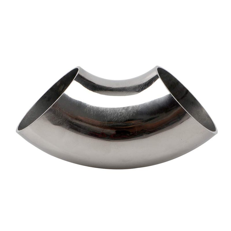 KOTVTM 3 Inch Stainless Steel Exhaust Elbow 90Â° Mandrel Bend Elbow - Thickness 16GA/.065" Wall Material SS304 Exhaust Tubing for Modified Exhaust Elbow Pipe, Stair Handrail (OD: 3") - Image 1